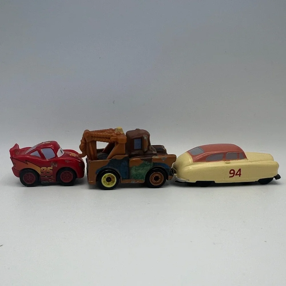 Disney Pixar Cars Mini Car Mixed Lot of 3 McQueen Mater Louise Nash 1